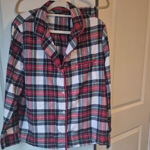 VINEYARD VINES XL Red Black Plaid Flannel Pj's. NWOT Only Tried On